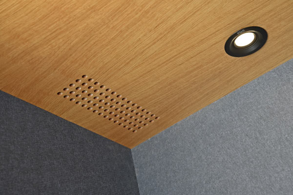 Système de ventilation-et-éclairage-cabine-acoustique-London